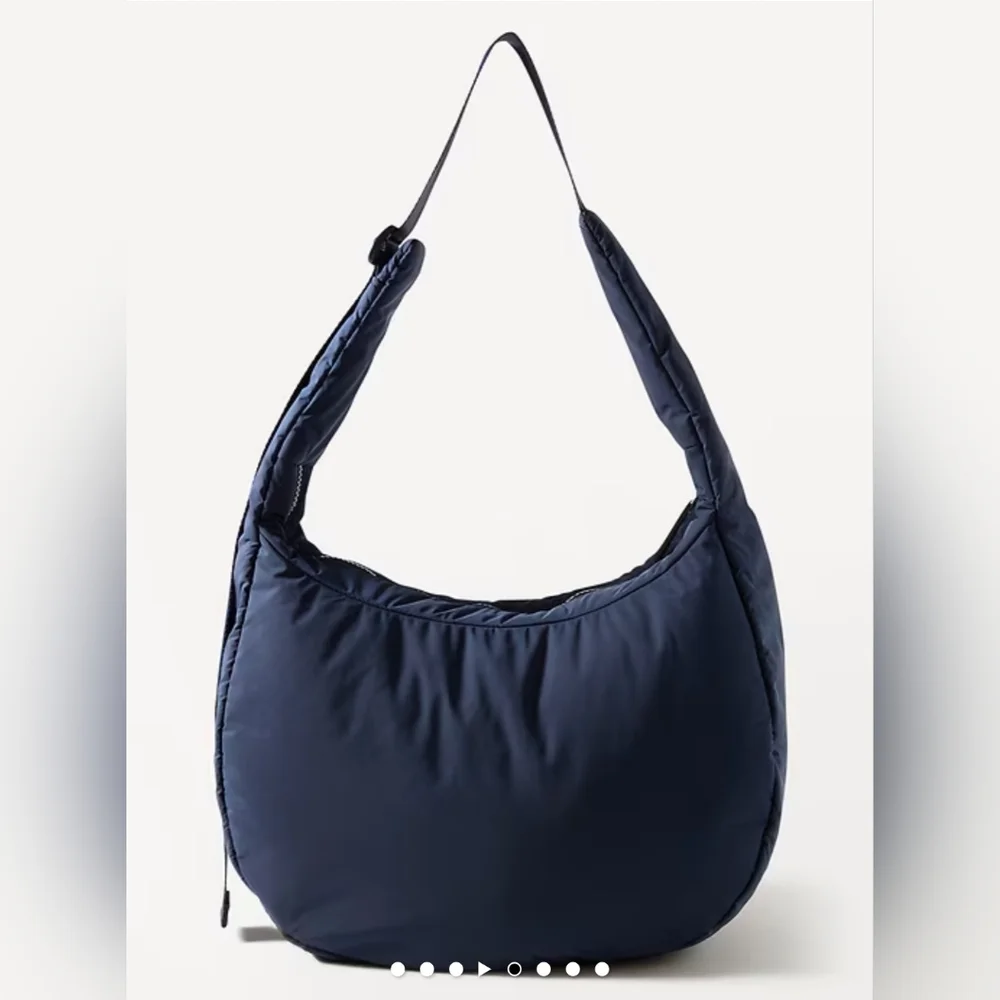 NWOT Athleta All About Medium Crossbody Hobo Bag In Navy